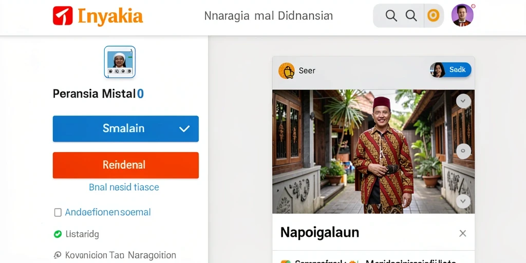 idnscore - Antarmuka yang mudah dinavigasi dan menarik.